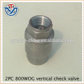2014 Hot sell 800 wog vertical check valve from China factory directly